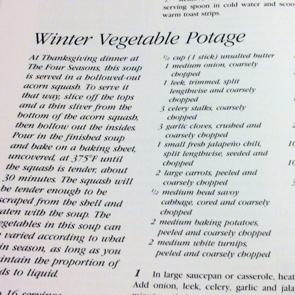 Vintage New York's Master Chefs Cookbook, Restaurant Recipes